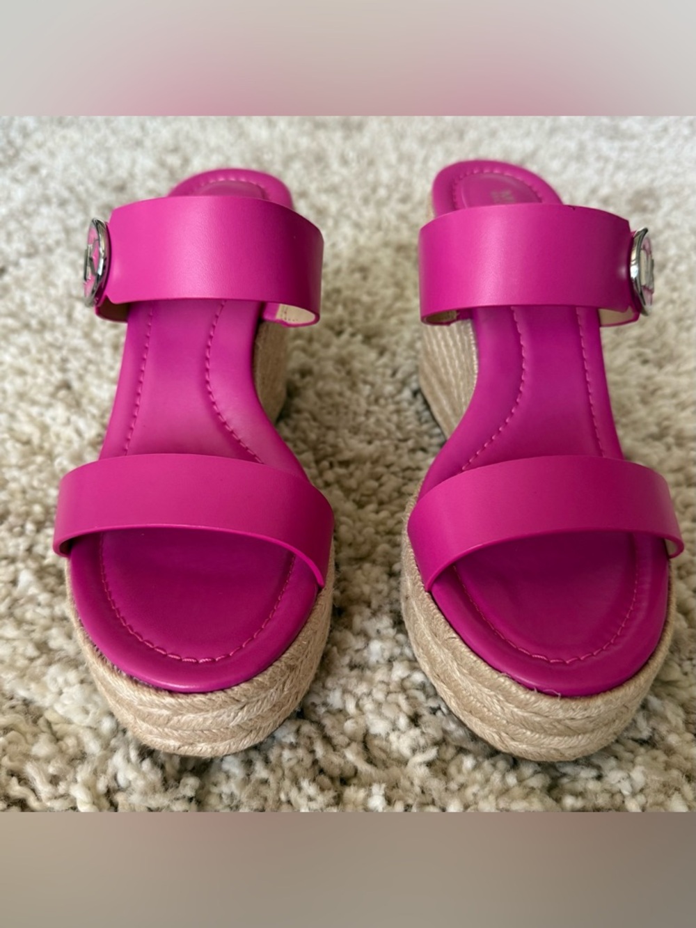 NIB Michael Kors Lucinda Wedge Shoes - Picture 6 of 9